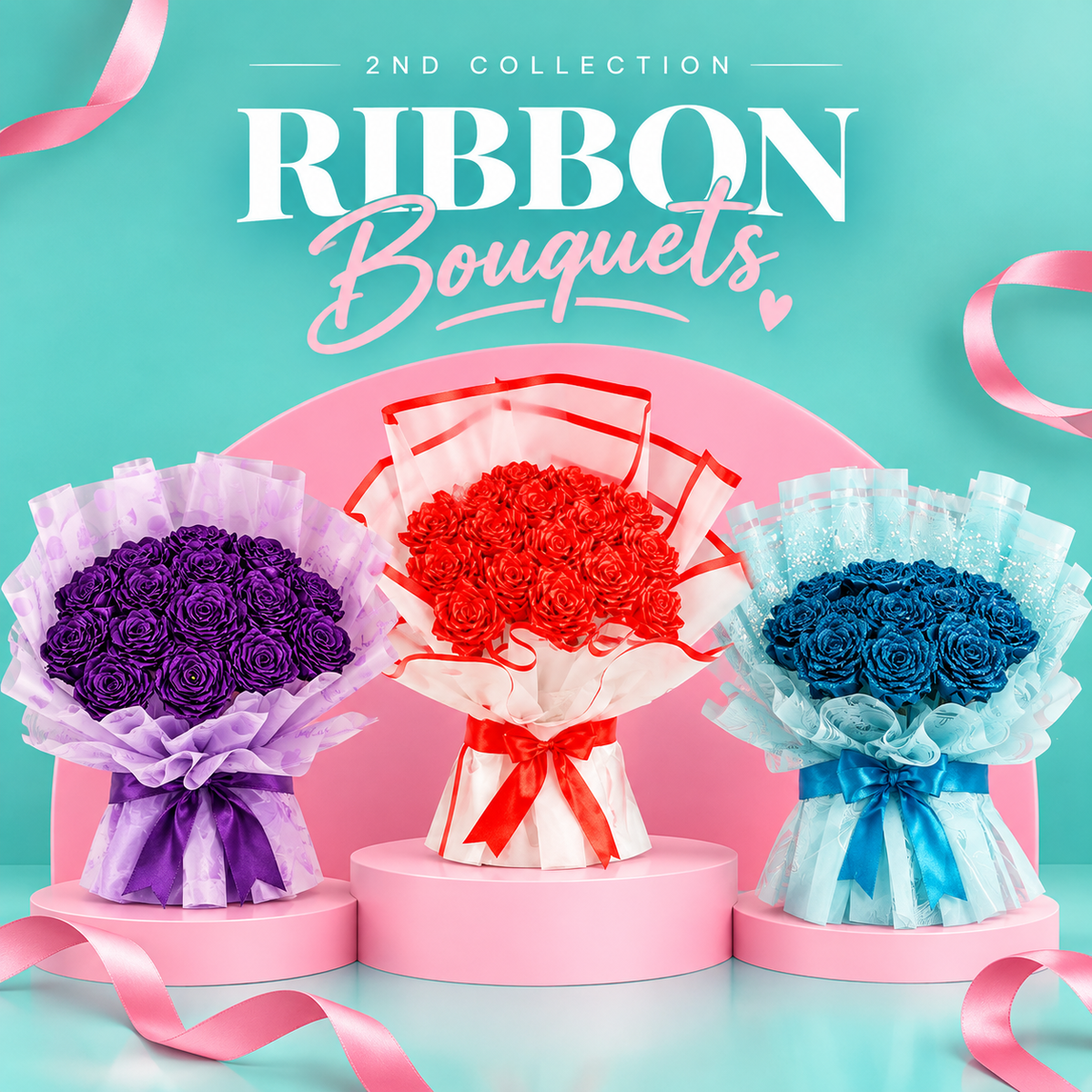 Ribbon Bouquets