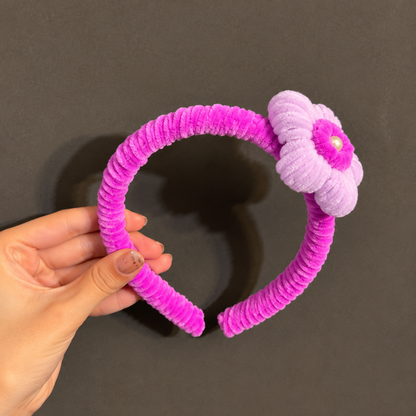 Purple Fantasy Handmade Pipe Cleaner Headband – Magenta &amp; Lilac