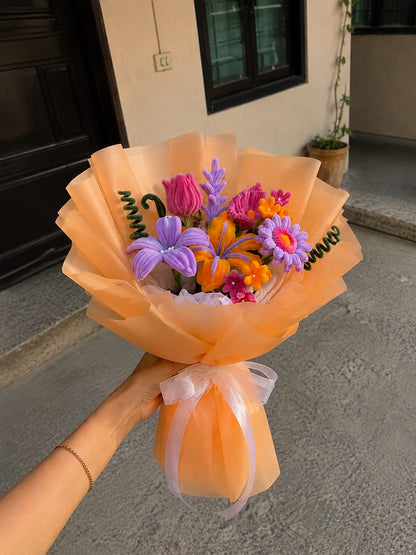 Handmade Pipe Cleaner Flower Bouquet