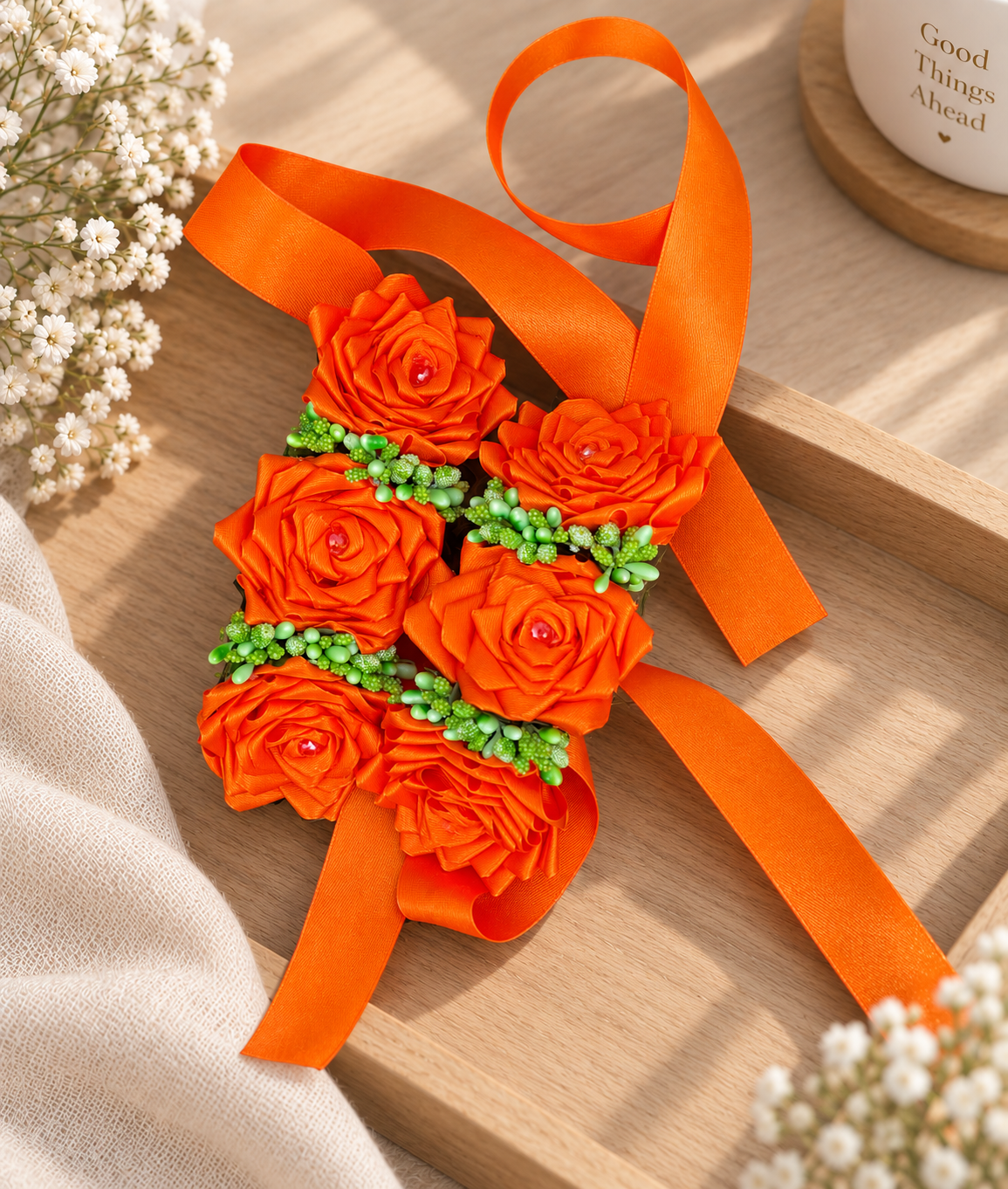 Traditional Handmade Ribbon Gajra