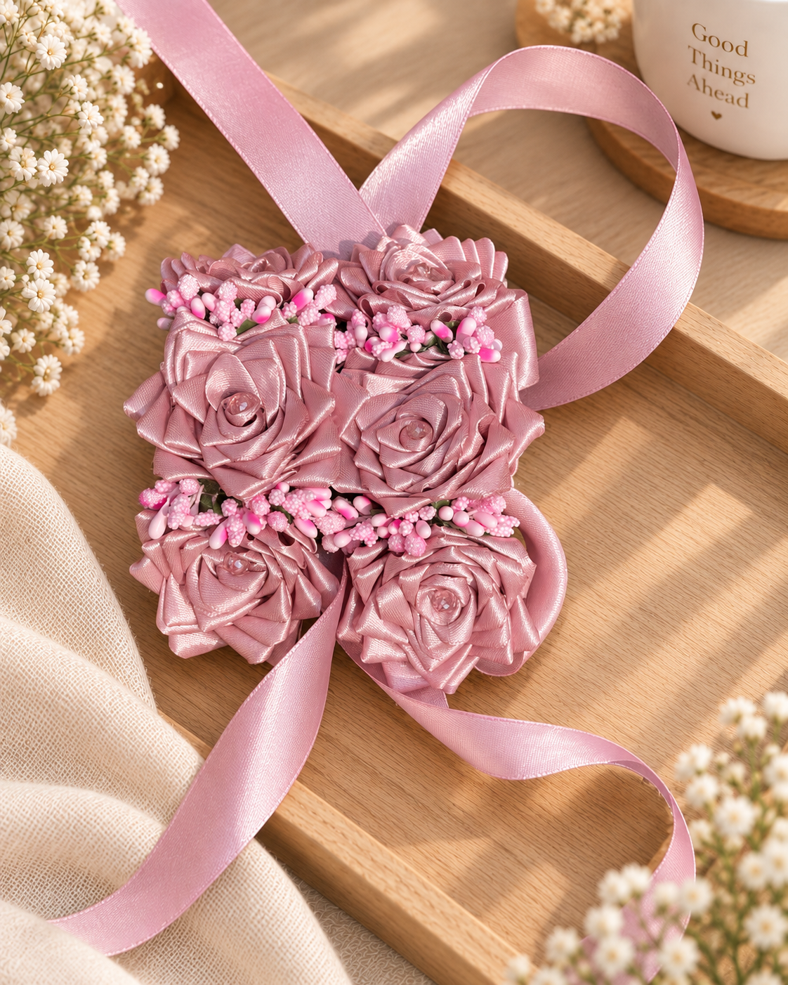 Traditional Handmade Ribbon Gajra
