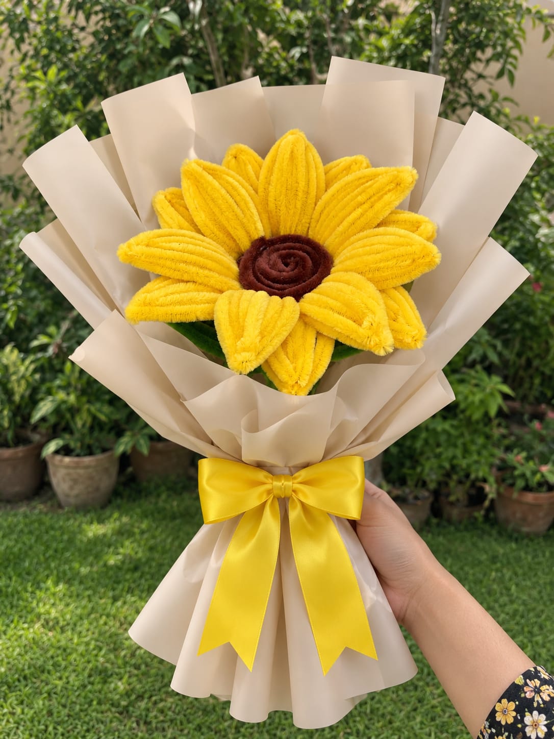 Sunflower Pipe Cleaner Bouquet